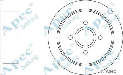 APEC BRAKING dsk635 -  Тормозной диск